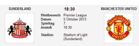 QSunderland Manchester United