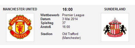 Wettquoten Man Utd Sunderland
