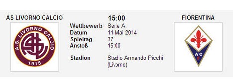 Wettquoten Livorno Florenz