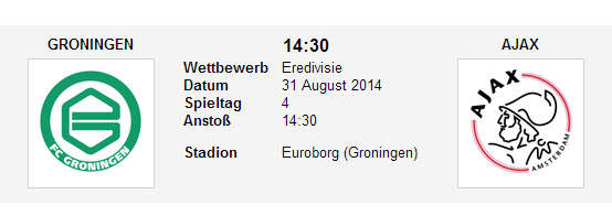 Wett Tipp Groningen Ajax