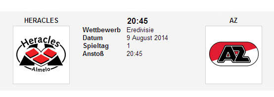 Wetten Tipp Heracles AZ