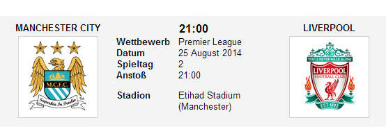Wetten Tipp Man City Liverpool