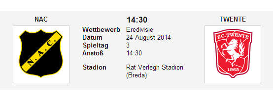 Wetten Tipp NAC Twente