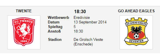 Wett Tipp Twente GA Eagles