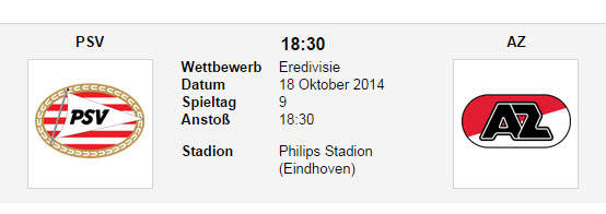 Wett Tipp PSV AZ