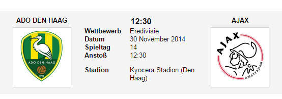 Wett Tipp ADO Ajax
