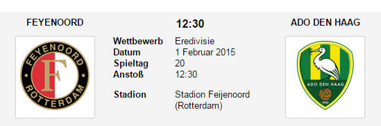 Wett Tipp Feyenoord ADO