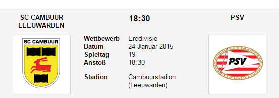 Wett Tipp Camburr PSV