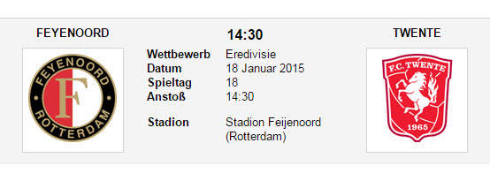 Wett Tipp Feyenoord Twente