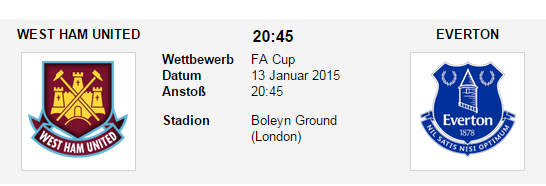 Wett Tipp WHU Everton