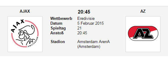 Wett Tipp Ajax AZ