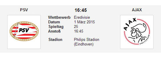 Wett Tipp PSV Ajax