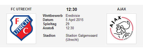 Wett Tipp Utrecht Ajax