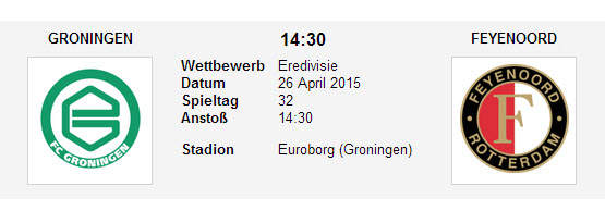 Wett Tipp Groningen Feyenoord
