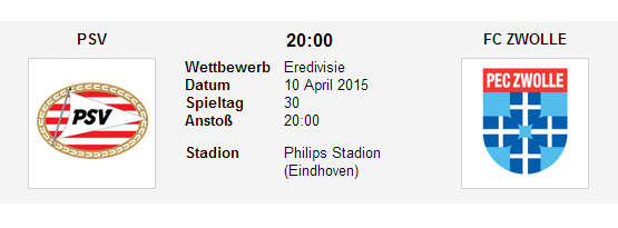 Wett Tipp PSV Zwolle