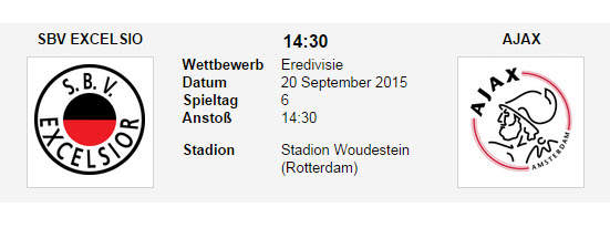 Wett Tipp Excelsior Ajax