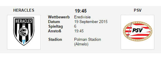 Wett Tipp Heracles PSV