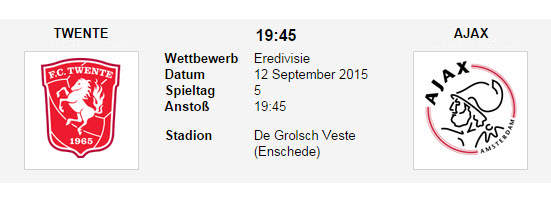 Wett Tipp Twente Ajax