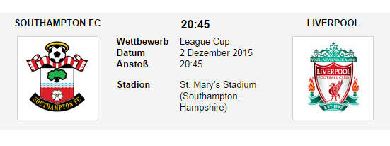 Wett Tipp Southampton Liverpool