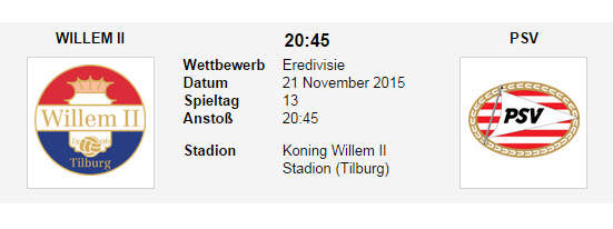 Wett Tipp Willem PSV