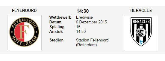 Wett Tipp Feyenoord Heracles