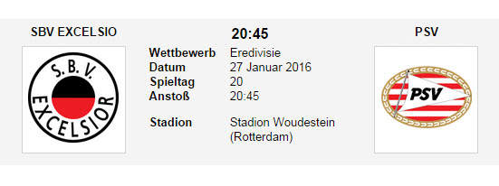 Wett Tipp Excelsior PSV