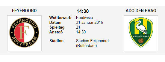 Wett Tipp Feyenoord ADO