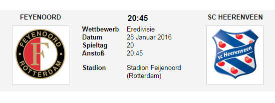 Wett Tipp Feyenoord Heerenveen