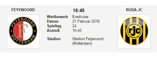 Wett Tipp Feyenoord Roda