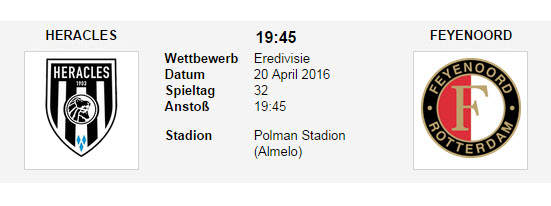Wett Tipp Heracles Feyenoord