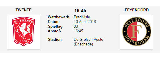 Wett Tipp Twente Feyenoord