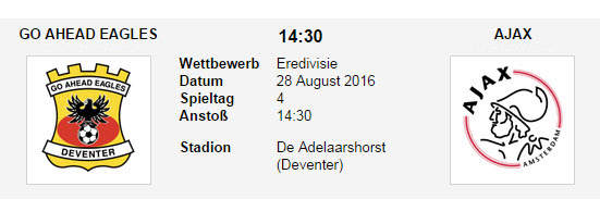 Wett Tipp GA Eagles Ajax