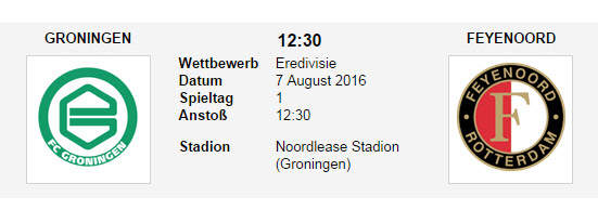 Wett Tipp Groningen Feyenoord