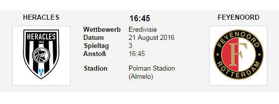 Wett Tipp Heracles Feyenoord