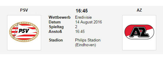 Wett Tipp PSV AZ