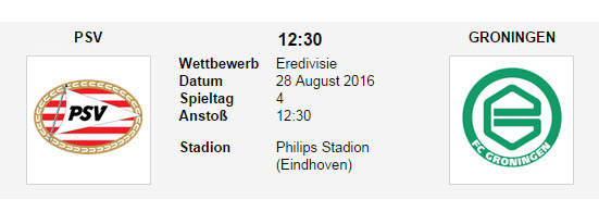 Wett Tipp PSV Groningen