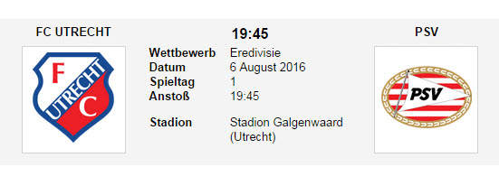 Wett Tipp Utrecht PSV
