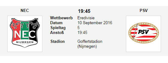 Wett Tipp NEC PSV