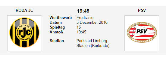 Wett Tipp Roda PSV