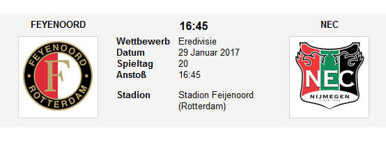 Wett Tipp Feyenoord NEC