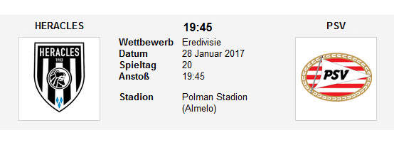 Wett Tipp Heracles PSV