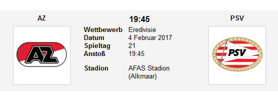 Wett Tipp AZ PSV