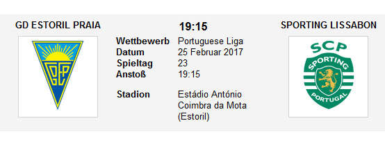 Wett Tipp Estoril Sporting