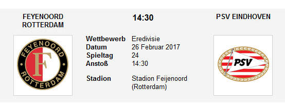 Wett Tipp Feyenoord PSV