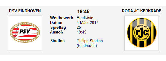 Wett Tipp PSV Roda