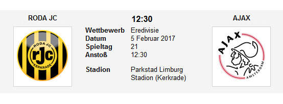 Wett Tipp Roda Ajax