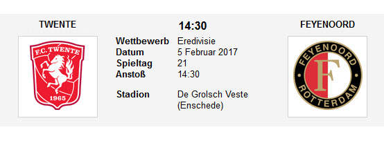 Wett Tipp Twente Feyenoord
