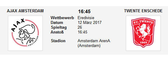 Wett Tipp Ajax Twente