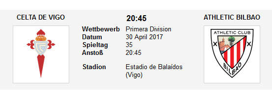 Wett Tipp Celta Athletic Bilbao