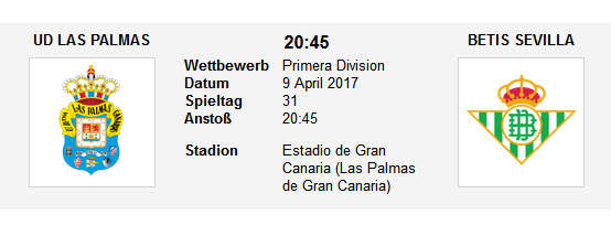 Wett Tipp Las Palmas Betis